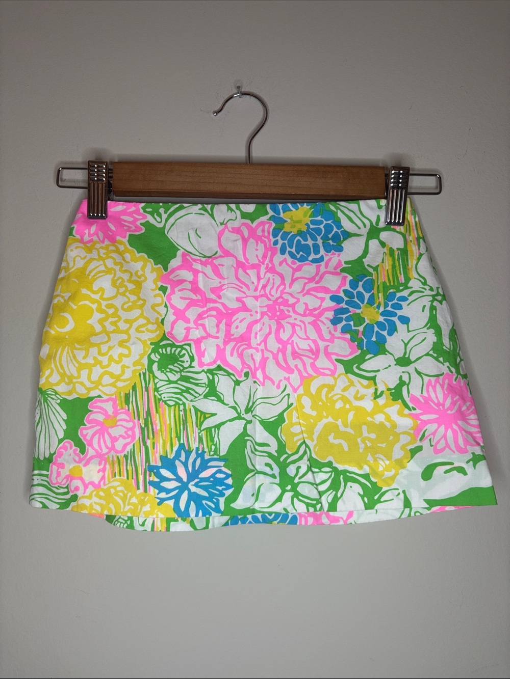 Lilly Pulitzer cotton girls floral skort size 7
